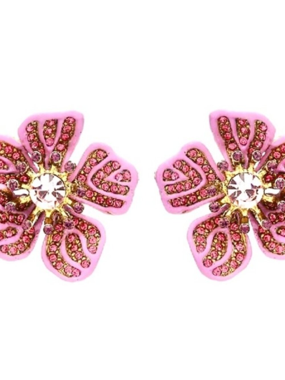 Oscar De La RentaBROKEN FLOWER EARRINGS